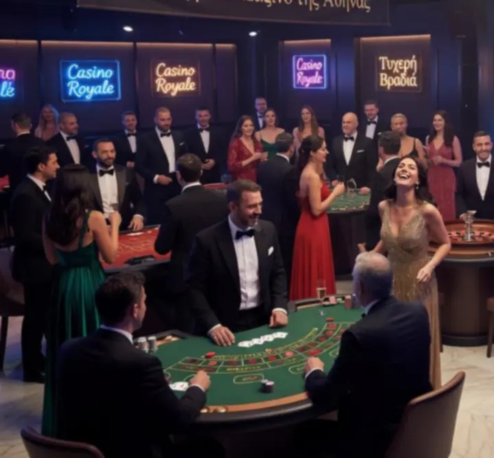 Κολάζ από casino events σε premium venues στην Αθήνα