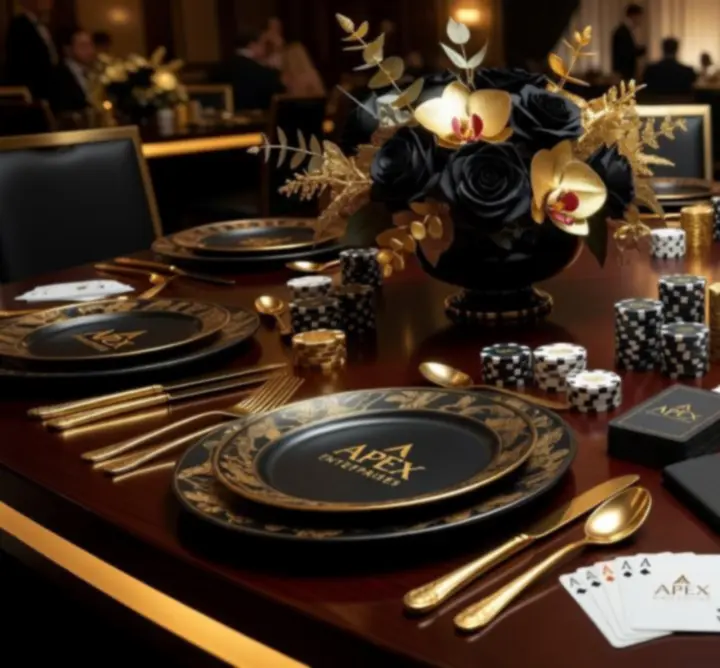 Θεματική διακόσμηση corporate event με casino αισθητική