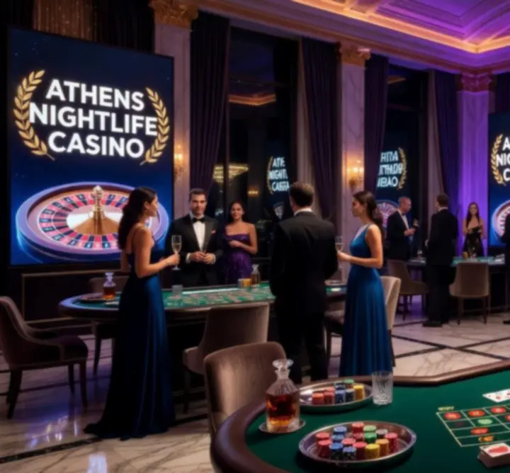 Θεματική βραδιά casino με ατμόσφαιρα Las Vegas στην Αθήνα